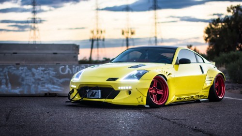 Image yellow lamborghini aventador on road during daytime