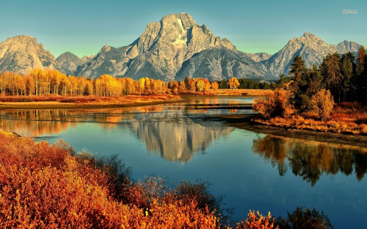 lake surrounded by trees and mountains during daytime