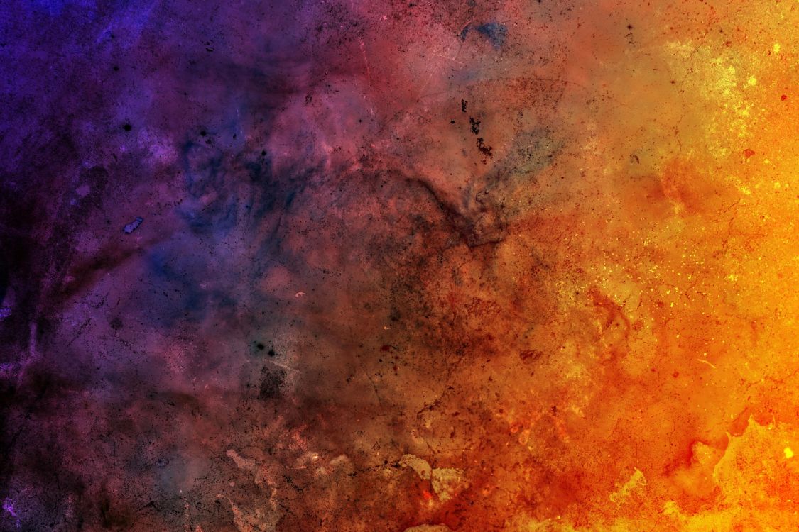 Peinture Abstraite Bleu Vert et Jaune. Wallpaper in 3504x2336 Resolution