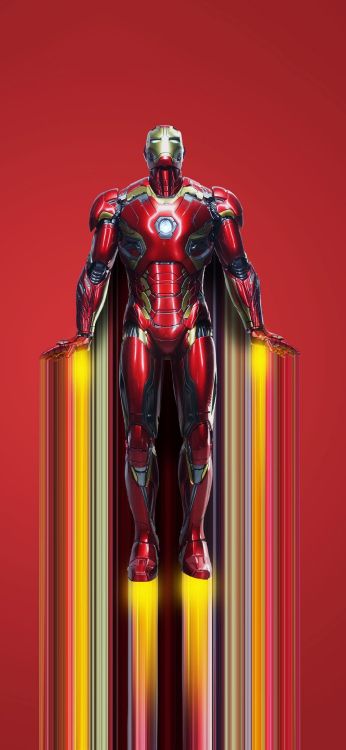 Iron Man, Marvel Comics, Light, Toy, Machine. Wallpaper in 1080x2340 Resolution