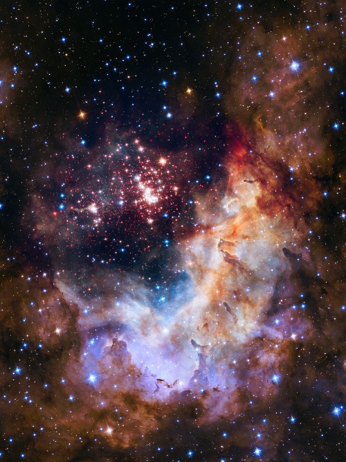 Image Westerlund 2, Pillars of Creation, astronomy, universe, star