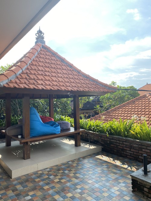 Image resort, real estate, roof, outdoor furniture, shade