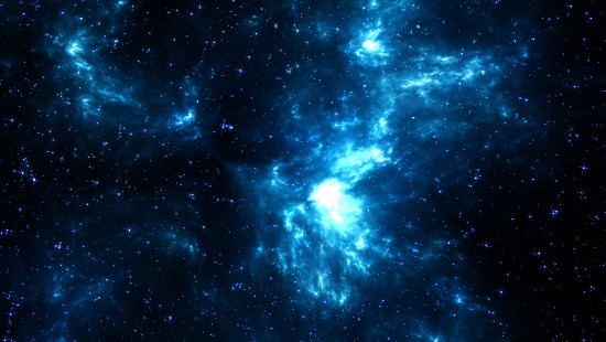 Image blue and white sky with stars