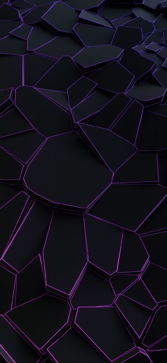 Triangle, Purple, Violette, Ligne, Magenta. Wallpaper in 1080x2340 Resolution
