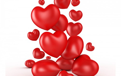 Image heart, red, valentines day, love, corazones rojos de san valentin