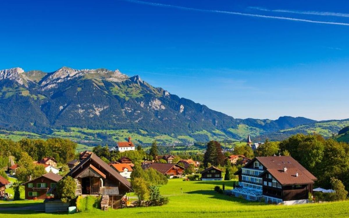 switzerland, mountainous landforms, mountain, nature, grass