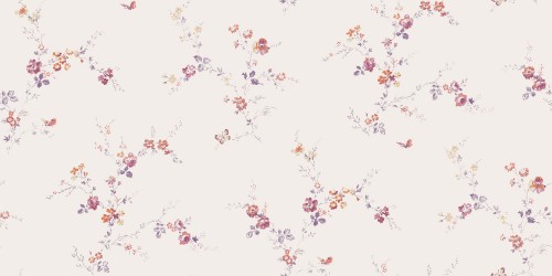 Image white and pink floral textile