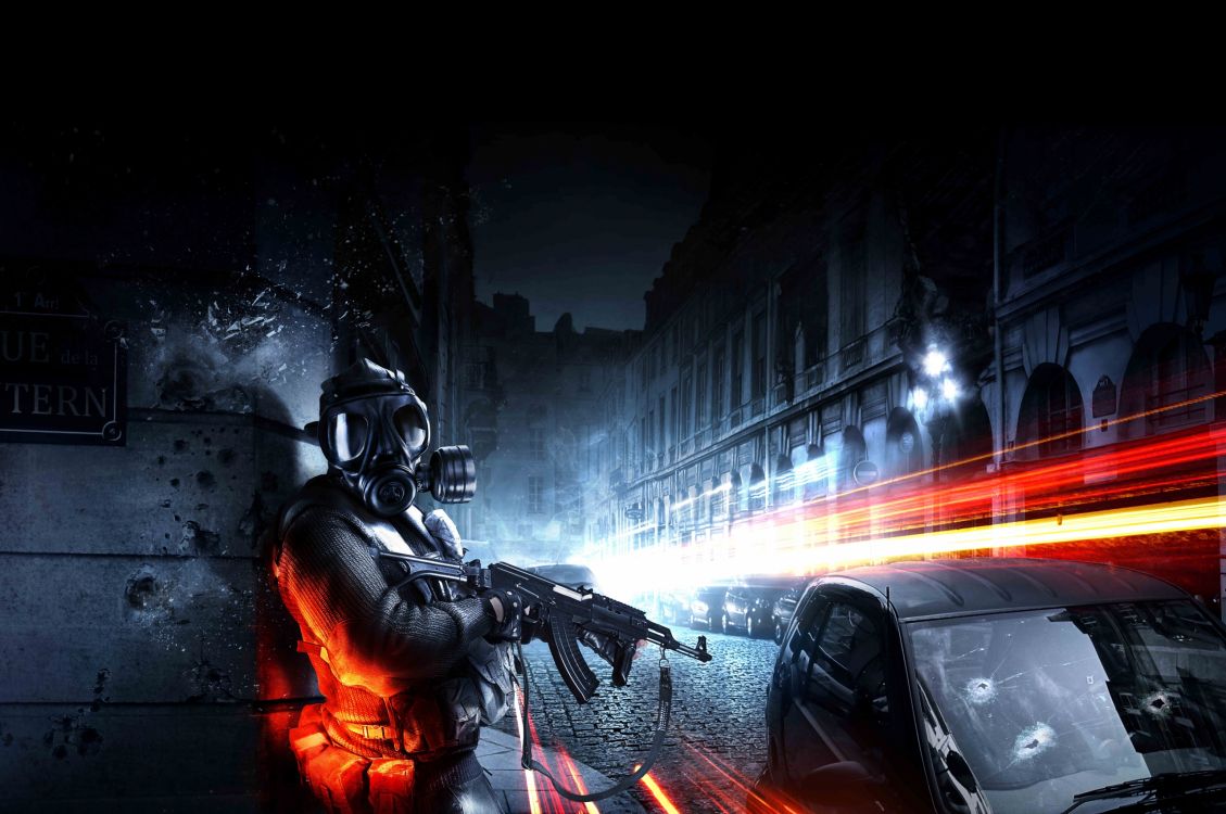 pc game, shooter game, games, darkness, Digital compositing