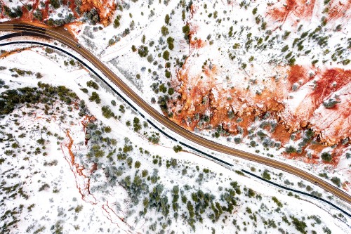 Image snow, slope, landscape, plant, urban design