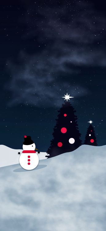 Weihnachten, Weihnachtsbaum, Christmas Ornament, Ios, Schneemann. Wallpaper in 1436x3113 Resolution