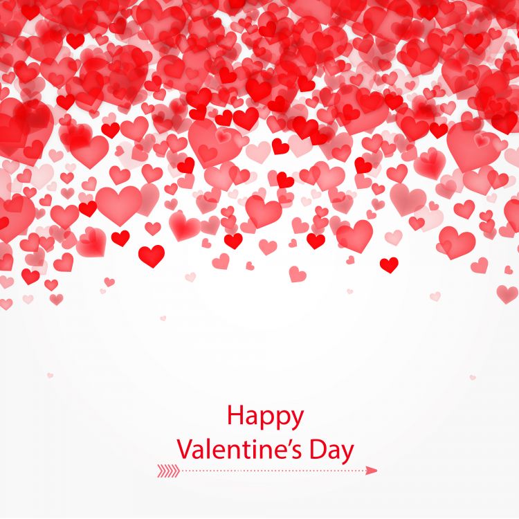 Herzen, Vektor-Grafiken, Valentines Tag, Romantik, Liebe. Wallpaper in 2000x2000 Resolution