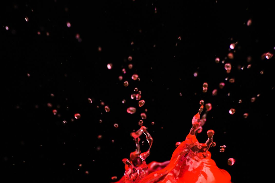 Liquid, Water, Red, Drop, Space. Wallpaper in 4288x2848 Resolution