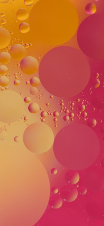 Image pink and white bubbles illustration