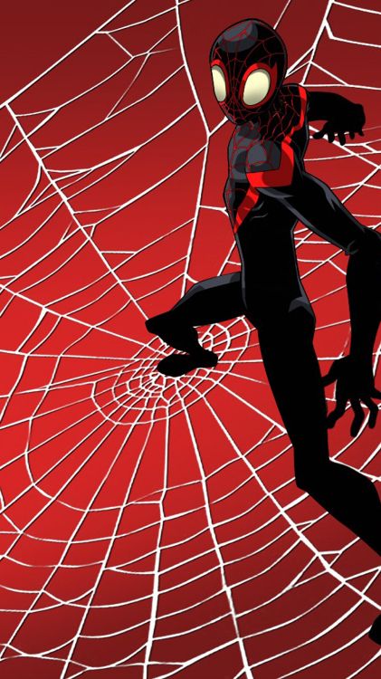 Miles Morales, Wunder Spider-Man Meilen Moral, Spider-man, Mary Jane Watson, Gwen Stacy. Wallpaper in 2160x3840 Resolution