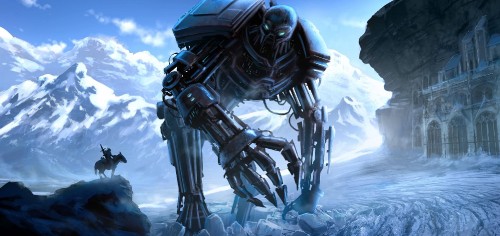 Image robot, art, science fiction, mecha, games