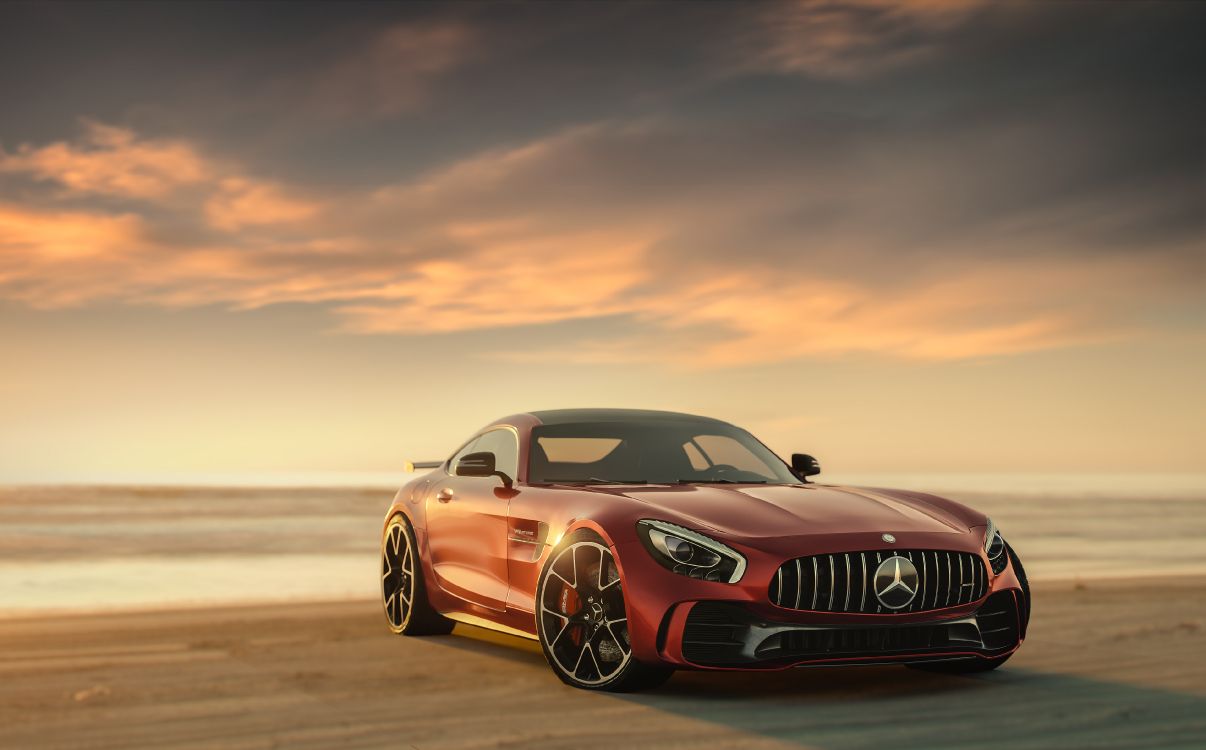 black bmw m 3 coupe on brown sand during sunset