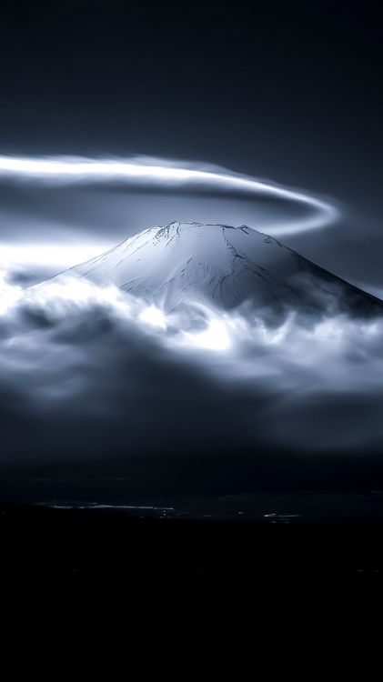 气氛, 黑色和白色的, 自然景观, 地平线 壁纸 702x1248 允许