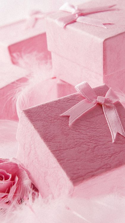 Gift, Pink, Gift Wrapping, Party Favor, Present. Wallpaper in 1080x1920 Resolution