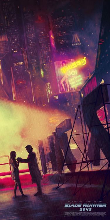 Corredor de Cuchillas 2049 Estética, Denis Villeneuve, Blade Runner 2049, Blade Runner, Ryan Gosling. Wallpaper in 736x1472 Resolution