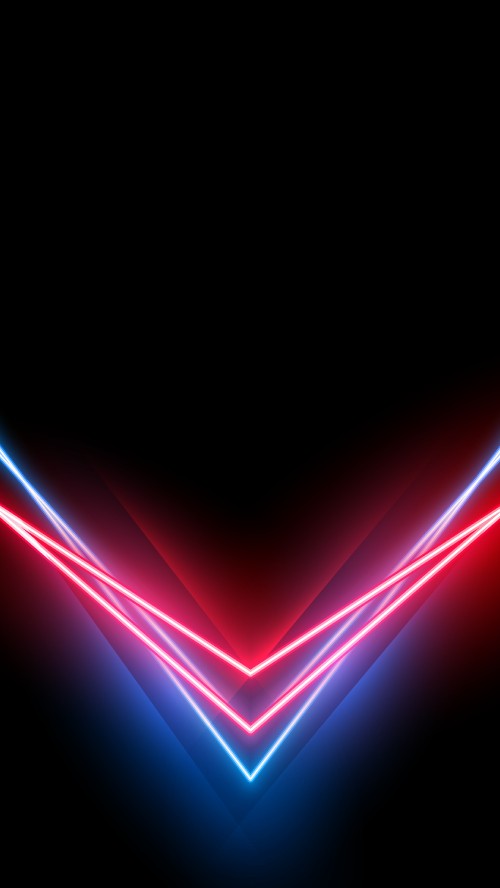 Image neon, amoled, red, line, light