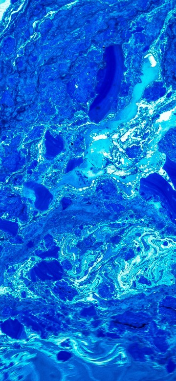 Image blue and brown abstract painting