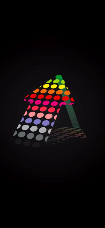 Illustration de Coeur Bleu et Jaune. Wallpaper in 1440x3120 Resolution