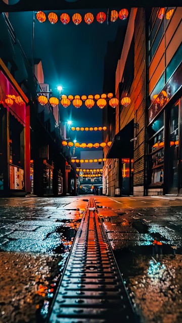 Image night, street light, light, cityscape, street