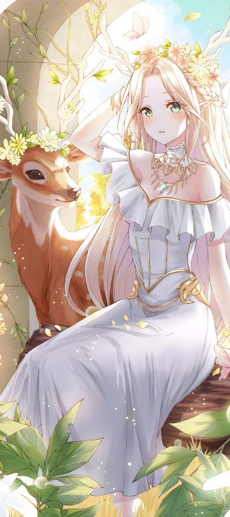 Schönes Anime-Mädchen, Anime, Anime-Kunst, Cartoon, Ärmel. Wallpaper in 3668x8192 Resolution