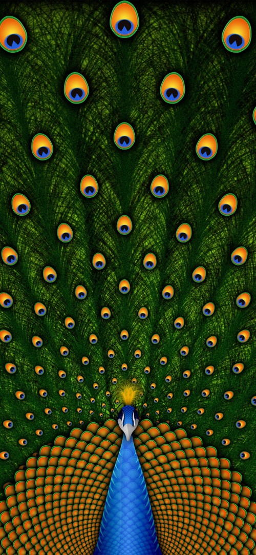 Image design, graphic design, blue, green, botany