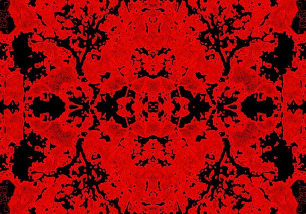 Rotes Blumenmuster Auf Weißem Hintergrund. Wallpaper in 1920x1342 Resolution