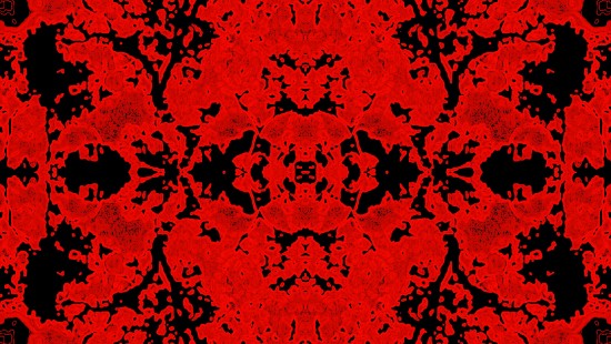 Image red floral design on white background