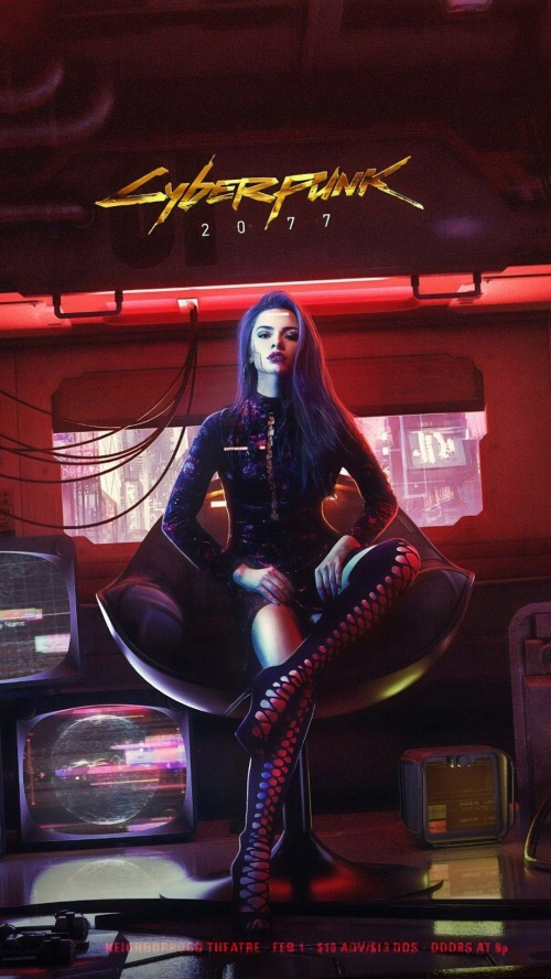 Image cyberpunk, cyberpunk 2077, purple, entertainment, thigh