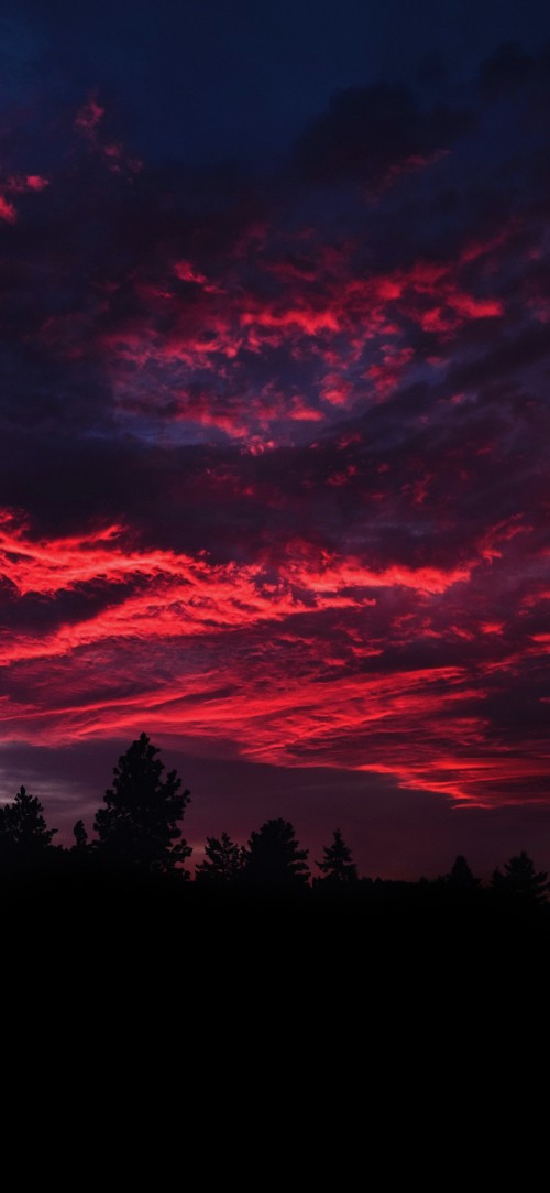 Image cloud, atmosphere, afterglow, natural landscape, dusk