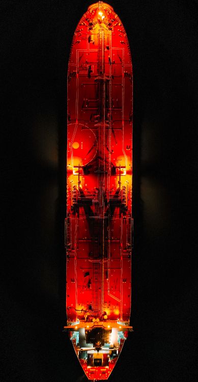 Rotes Und Gelbes LED-Licht. Wallpaper in 2752x5298 Resolution
