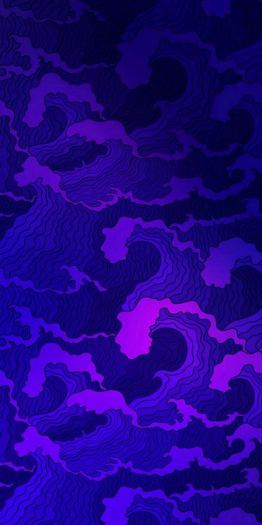 Resumen de Onda Japonesa, Japonés, Azure, Aqua, Arte. Wallpaper in 2400x4800 Resolution