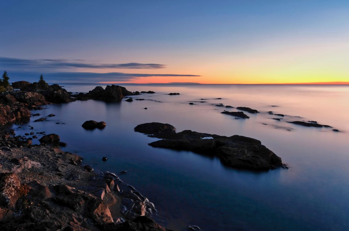 Mar, Agua, Los Recursos de Agua, Paisaje Natural, Atardecer. Wallpaper in 5299x3509 Resolution