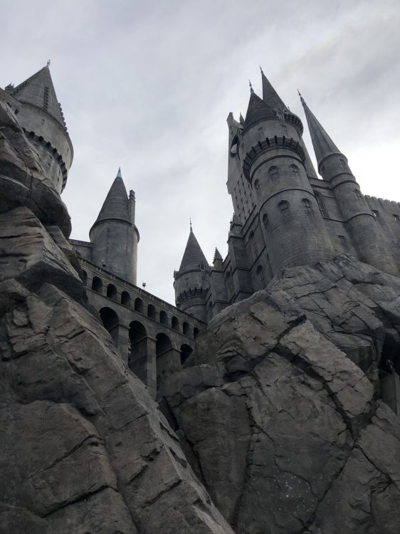 Harry Potter, Hogwarts, Château, Lord Voldemort, Spire. Wallpaper in 1536x2048 Resolution