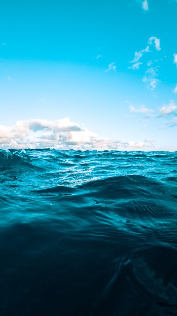 Image blue, water, ocean, sea, horizon