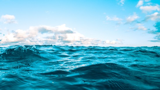 Image blue, water, ocean, sea, horizon
