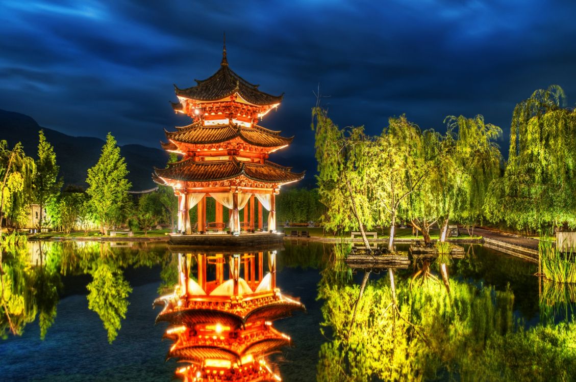 性质, 反射, 里程碑, 中国建筑, 旅游业 壁纸 2560x1700 允许