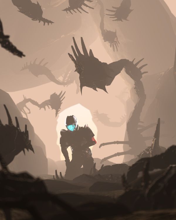 Homme, Dans, Veste Noire, Debout, Sur, Rocher. Wallpaper in 2048x2560 Resolution