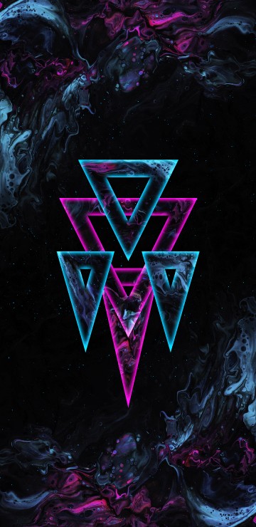 Image tablet, purple, triangle, violet, pink