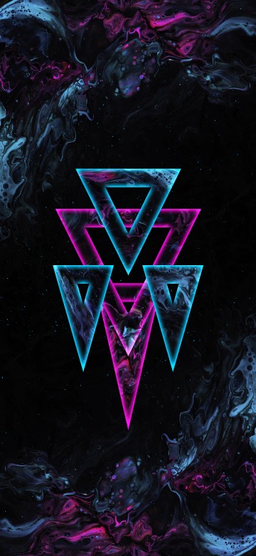 Image tablet, purple, triangle, violet, pink