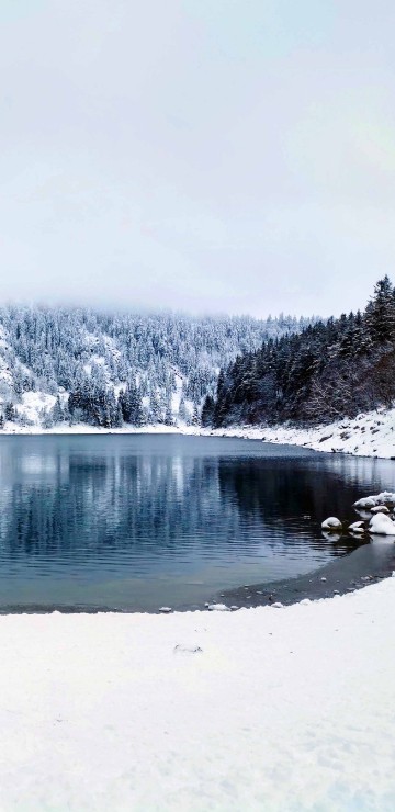 Image winter, wisgoon - social network, water, snow, natural landscape
