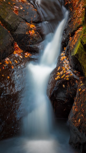 Image body of water, waterfall, nature, water, natural landscape