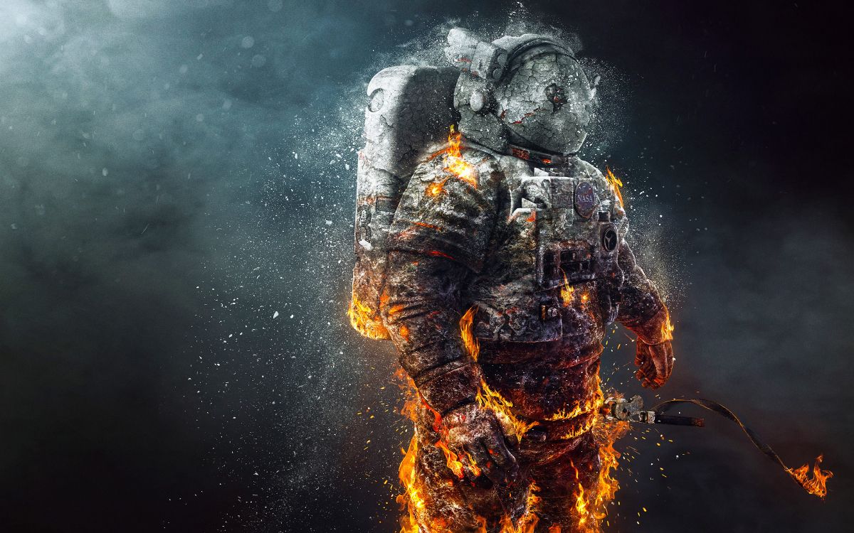 热, 火焰, 爆炸, 空间, 艺术 壁纸 3840x2400 允许