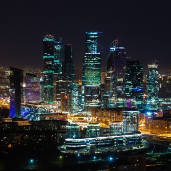 Wallpaper City Skyline During Night Time, Background - Download Free Image