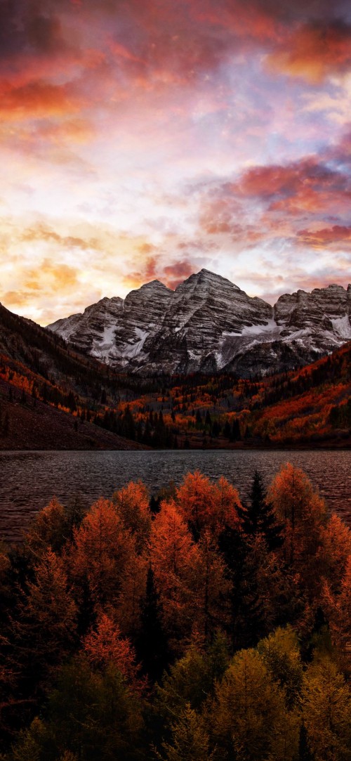 Image nature, tree, cloud, mountain, natural landscape