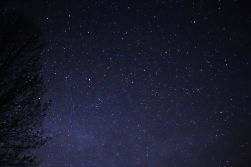 Image starry night sky over the starry night