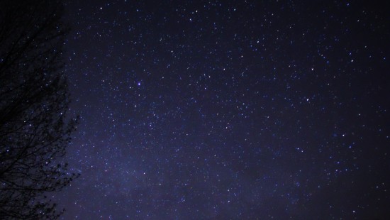Image starry night sky over the starry night